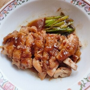 鶏ももの梅照り焼き